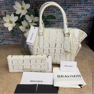 AUTHENTIC Brahmin bag and wallet combo
